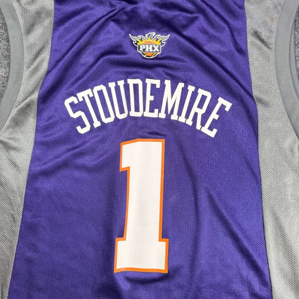 Amare Stoudemire 1 Phoenix Suns Adidas Jersey Mens XL‎ Purple Basketball NBA